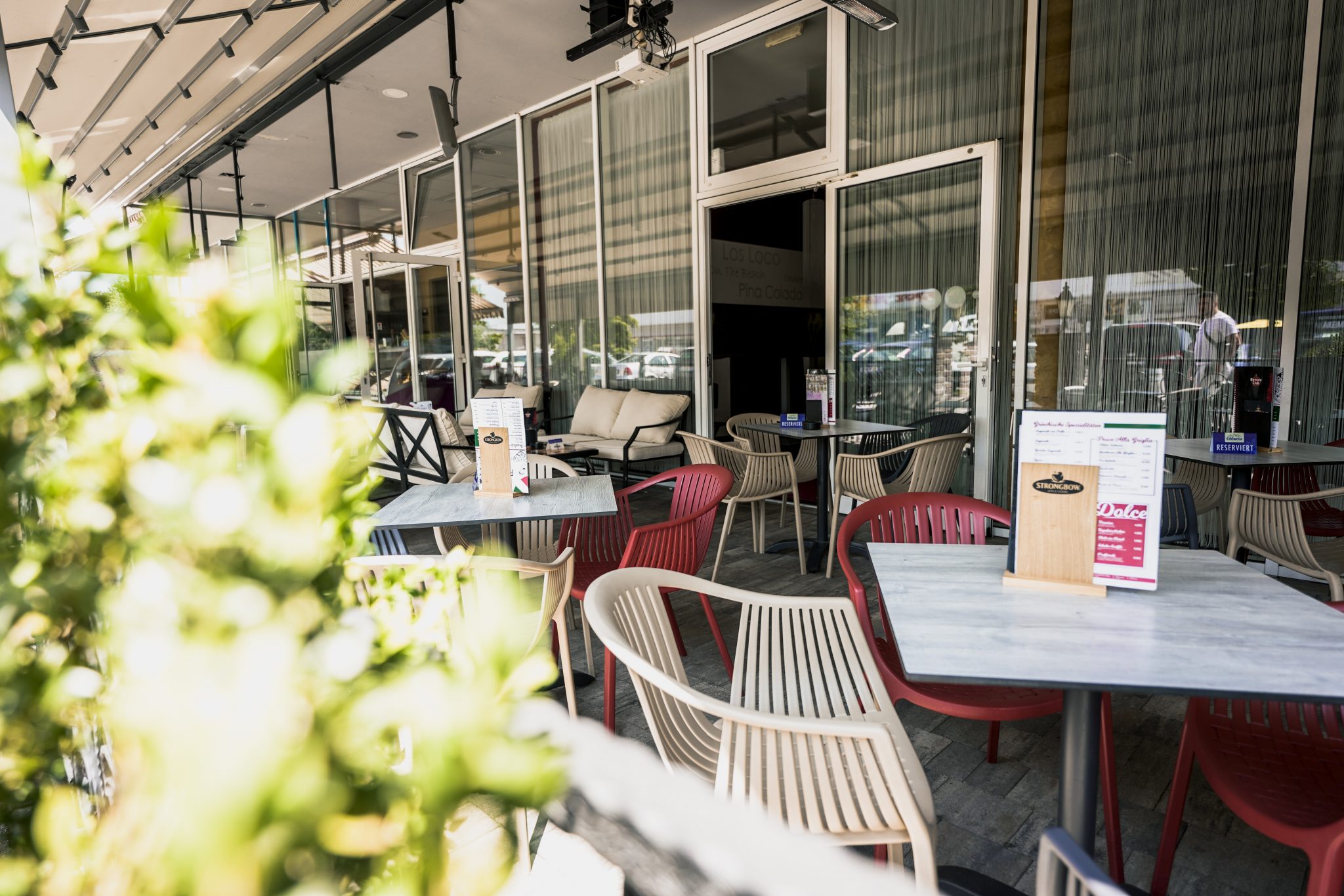 Frisch servierte Pizza